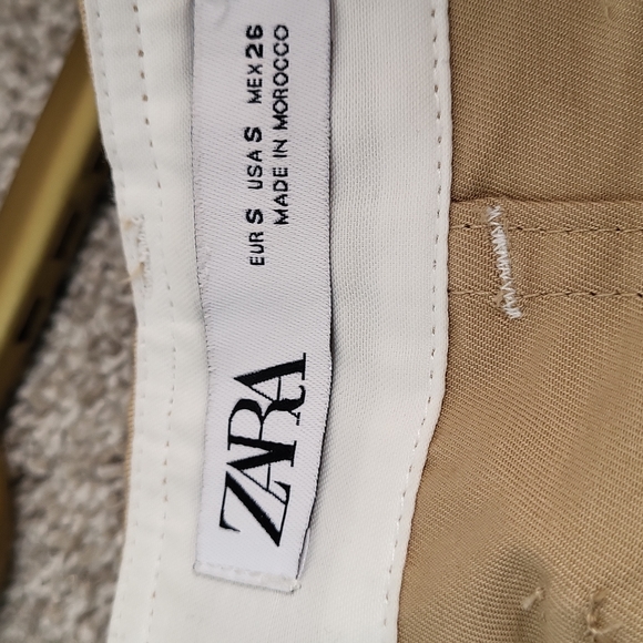 Zara khaki mini skirt - Picture 4 of 6